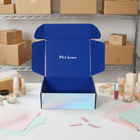 Boîtes d'emballage et cadeaux écologiques, imperméables, réutilisables, durables, rigides, en carton ondulé, avec logo personnalisé imprimé en offset