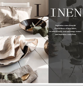 Serviettes de table en coton et lin vert olive clair de haute qualité pour restaurant, vente en gros - Product Image 6