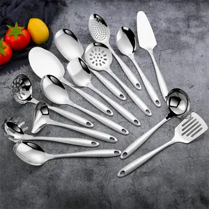 Cookware Kitchenware 7 PCS set Nordic style Stainless Steel kitchen tools  accessories luxury cooking utensils Special tool Spoon