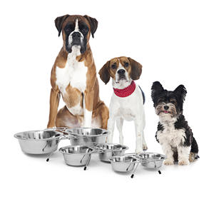 High Quality Eco-Friendly Solid Stainless Steel Portable Pet <b>Dog</b> & Cat <b>Bowl</b> <b>Small</b> & Large Outdoor Travel <b>Bowls</b> - Product Image 3