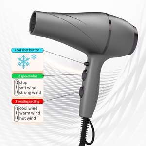 <span class=keywords><strong>Secador</strong></span> De Pelo <span class=keywords><strong>profesional</strong></span> De bajo ruido para salón, herramientas De barbería con Motor De CA, infrarrojo lejano, 2200W, venta al por mayor - Product Image 3