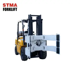 STMA professional supplier forklift attachment paper roll clamps material handling equipment