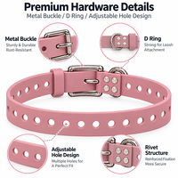 Collier pour chien en silicone en gros, étanche, réglable, souple, durable, pour chiots, pour détaillants en ligne AMZ Pet Store