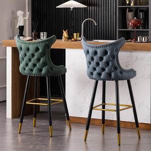 Silla de Bar GMBY-968 de Metal, Estilo Moderno y Lujoso, Personalizable, Estilo Americano y Europeo, para Hotel y <span class=keywords><strong>Restaurante</strong></span> - Product Image 2