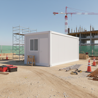Maison conteneur portable, mobile et démontable de 20 pieds, pour salle de classe, préfabriquée et démontable, pour école