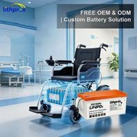 Mobilitätsroller-Batterie 24V150AH 3,6KWh Klasse A Lithium-Eisenphosphat Vibrationsfest Langlebiges Design für Elektrorollstühle