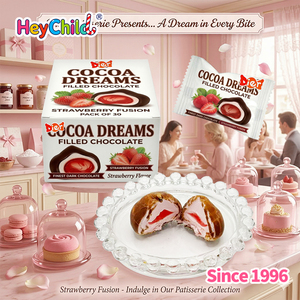 Caramelle all'ingrosso personalizzate con etichetta privata, marshmallow al cioccolato fondente con ripieno di marmellata di fragole, scatola morbida, dolci per bambini, OEM - Product Image 2