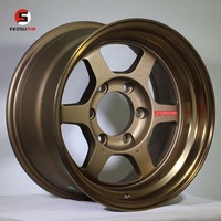 Jantes en alliage bronze TE37 16*8J 6*139.7 modifiées pour voitures tout-terrain 4x4, pour FJ Prado F150 Landcruiser