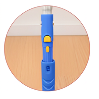 Serpillère à poussière en aluminium 40 cm en microfibre rechargeable avec système d'essorage par basculement