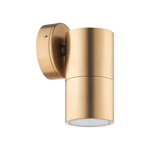 Lampade da parete impermeabili per esterni in ottone IP65 illuminazione verso il basso cortile corridoio faretti a testa singola - Product Image 1