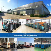Genset Diesel 50KW 400KW Auto Start ATS Tipe Super Senyap Rendah Kebisingan Tiga Fasa Trailer Mobile Rangka Terbuka 1800 RPM