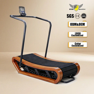 YLSY001PB6800-2 YLSY001PB6800-2 EPsonlove Wooden Curved Commercial Manual With <b>Foldable</b> Design and Speed Adjustment <b>Treadmill</b> Fo - Product Image 1