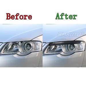 2 Piezas de Cubiertas Decorativas para Faros Delanteros de Fibra de Carbono para Volkswagen Passat B6 3C 2005 2006 2007 2008 2009 2010 - Product Image 5