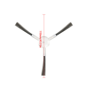 แปรงด้านข้าง Dreame S10 ขนาด 110 มม. แปรงขนพลาสติก สำหรับหุ่นยนต์ดูดฝุ่นรุ่น S20 S30 X10 X20 W10S - Product Image 1