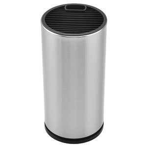 Portacoltelli da Cucina Cilindrico Premium in Plastica PP Ecologica, Set da 10 Pezzi, Organizzatore per Libri di Cucina, Blocchi Porta Sacchetti, Elegante e Pratico - Product Image 1