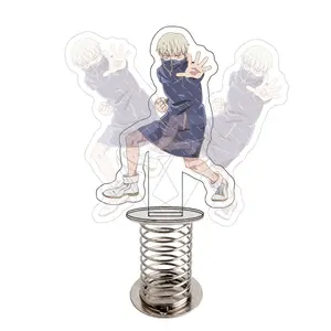 Acrylic figure with spring stand for Fans of Anime Jujutsu Kaisen Car decoration furnishing articles