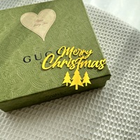 Yeni Ins tarzı Noel Mutlu Akrilik Pasta Yan Süsü Noel Süsü Parti Malzemeleri
