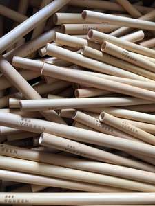 Pajitas desechables de bambú de Vietnam originales de alta calidad, producto de cantidad a granel de té de burbujas - Product Image 3