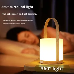 Xách tay <span class=keywords><strong>LED</strong></span> treo đèn kích thước trung bình phòng ngủ cạnh giường ngủ cảm ứng sáng tạo & điều khiển từ xa Dimmable đêm ngủ bầu không khí Pin - Product Image 1