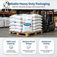 أكياس جوتاي LDPE شديدة التحمل ذات الجوانب المطوية سعة 25 كجم للأسمدة الزراعية مع ختم حراري وطباعة فلكسو موديل JT-ZB-002