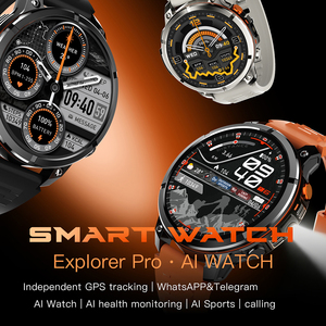 Reloj Inteligente de Golf Z422 Blanco, Resistente al Agua para Todas las Estaciones, Hecho en China, Notificaciones de WhatsApp y <span class=keywords><strong>Telegram</strong></span>, Mensajes de Voz y Texto - Product Image 4