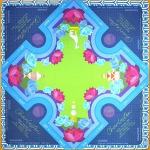 Tapis de mahjong Plum Aqua, Tapis de mahjong Oh Mine, Tapis de mahjong en solde, Tapis de mahjong Peacock, Tapis de mahjong <span class=keywords><strong>Tigar</strong></span> Terrace, Tapis de mahjong Ian - Product Image 2