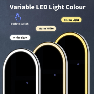 Khuyến mãi lớn Gương bán buôn Gương bạc viền vát Gương vàng viền vát Gương vòm viền vát có đèn LED - Product Image 2