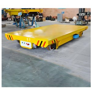 รถรางไฟฟ้าแบบแบนไร้ราง ควบคุมด้วยรีโมทไร้สาย หมุนได้ สำหรับงานอุตสาหกรรม รองรับน้ำหนักมาก ขาย - Product Image 5