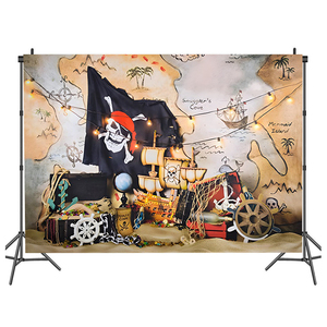 Fête d'anniversaire ballon décoration <span class=keywords><strong>fond</strong></span> <span class=keywords><strong>Pirate</strong></span> carte navigateur série photographie scène <span class=keywords><strong>fond</strong></span> - Product Image 1