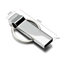 Clés USB en gros, clés USB métalliques mini, 1, 2, 4, 8, 16, 32, 64, 128 Go, clés USB personnalisées