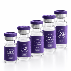 High Adhesion Customized Private Brand Vial Labels <b>Waterproof</b> Printed <b>Stickers</b> For Storage Glass Vial Container Packaging - Product Image 2