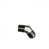 Raccord hydraulique droit en acier au carbone et acier inoxydable haute durabilité, adaptateur de tuyau haute pression