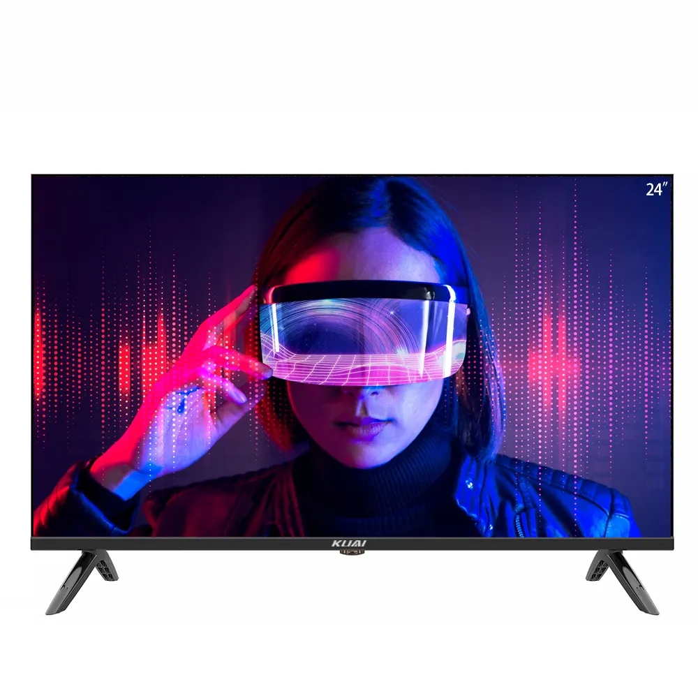 OEM 24 32 43 50 55 65 inç dijital Dvb-t2s2 Led Tv toptan HD düz ekran Led Tv televizyonlar akıllı tv'ler