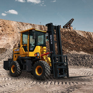 Professional <strong>Diesel</strong> Articulated <strong>All</strong> Wheel <strong>Forklift</strong> 4x4 Big Rough <strong>Terrain</strong> <strong>Forklift</strong> - Product Image 5
