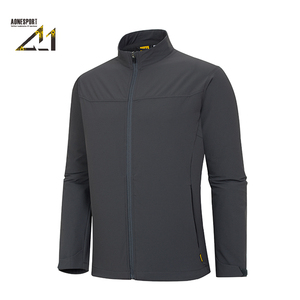 Veste softshell pour homme A-1, polyester, élasthanne, nylon, tricotée, imperméable, coupe-vent, respirante, séchage rapide, à capuche longue, coupe ample - Product Image 1