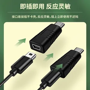 Adaptador <span class=keywords><strong>USB</strong></span> Tipo-<span class=keywords><strong>C</strong></span> Macho a <span class=keywords><strong>Mini</strong></span>-<span class=keywords><strong>USB</strong></span> Hembra Nuevo moldeado de PVC para salida de CC para computadora portátil y teléfono móvil - Product Image 4