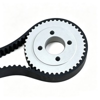 Poulie de distribution S3M HTD3M pas de 3 mm, usinée avec précision CNC en alliage d'aluminium et d'acier, OEM, sans jeu, avec gorge pour machine CNC