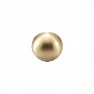 Solid Brass Ball Cabinet <b>Knobs</b> <b>Handle</b> Modern Brushed Finish Bedroom Bathroom Living Room <b>Furniture</b> Kitchen Wardrobe Drawer Pull - Product Image 3