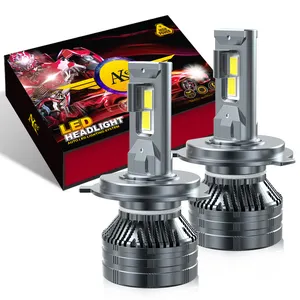 AKE V80 130W H4 LED faro alto brillo luces LED H4 6000K blanco bombillo LED H4 13000Lm LED faros H4 faro LED H4 para coche