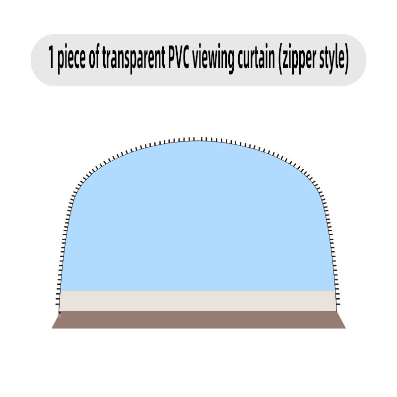 PVC viewing curtain