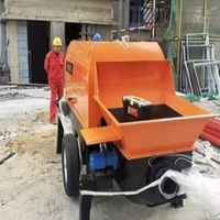 Pompe à béton et malaxeur spécifiques à l'ingénierie pour les chantiers de construction de voies ferrées, autoroutes, barrages