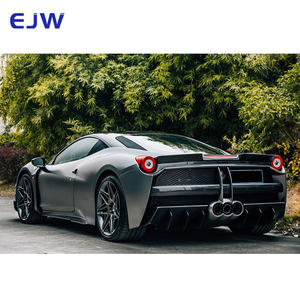 Nouveau kit extérieur semi-fibre de carbone de type M pour 11-16 pour <span class=keywords><strong>Ferrari</strong></span> <span class=keywords><strong>458</strong></span> pare-chocs avant et arrière améliorés jupes latérales capot moteur - Product Image 5