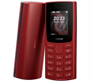 NOKIA 105 2023 sürümü ikinci el cep telefonu için GSM özelliği telefon marka yeni unlocked cep telefonu toptan iyi fiyat kalite