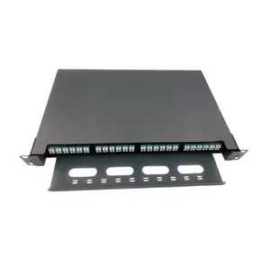 Max 96 Fibers CRS Cold rolled steel 1U UHD MPO/MTP-LC Slide Drawer design Patch panel 24F Cassette modular type