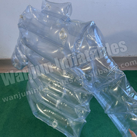Veste gonflable transparente en PVC de haute qualité Wanjun, vêtements gonflables pour festival de la bière