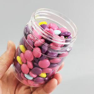 Ventes en gros <span class=keywords><strong>de</strong></span> nouveaux pots en plastique blanc, noir et transparent avec couvercles, contenants pour <span class=keywords><strong>beurre</strong></span> <span class=keywords><strong>de</strong></span> <span class=keywords><strong>cacahuète</strong></span>, stockage alimentaire, pots à bonbons avec bouchons à vis - Product Image 5