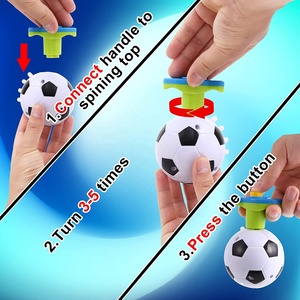 Juguetes de fiesta para niños, camisetas giratorias con luz, puntera giratoria de fútbol, equilibrio eléctrico - Product Image 2