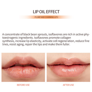 Huile à lèvres personnalisable à l'extrait de caviar, sans parfum, apaisante, soin des lèvres, réduit les ridules, végane, OEM ODM, gloss à lèvres - Product Image 6