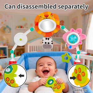 Juguete <span class=keywords><strong>Colgante</strong></span> <span class=keywords><strong>para</strong></span> Cuna de Bebé Recién Nacido, Juguetes <span class=keywords><strong>para</strong></span> Asiento de Carro, Móviles Ajustables <span class=keywords><strong>para</strong></span> Bebé con Espejo, Sonajeros, Mordedores y Colgantes - Product Image 5