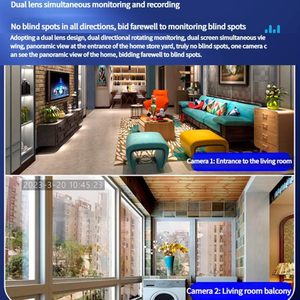 Giám sát thú cưng thông minh ứng dụng camera robot điều khiển từ xa <span class=keywords><strong>video</strong></span> ống kính kép 4H & trò chuyện bằng giọng nói hai chiều - Product Image 4